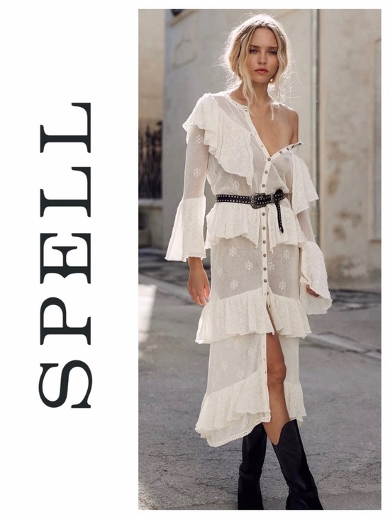 Spell Dresses & Skirts - Spell Satine Knit Gown Organic Cotton Small NWOT